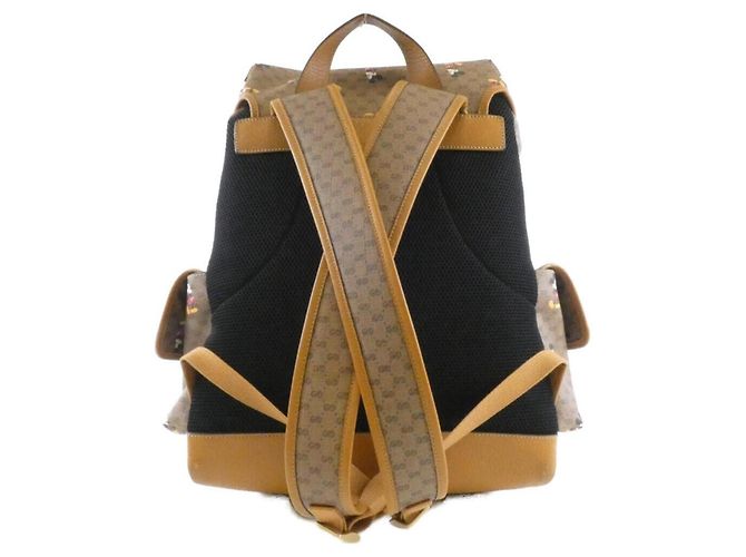 Gucci 603898 HWUDM Rucksack Beige Hellbraun - Ansicht 2