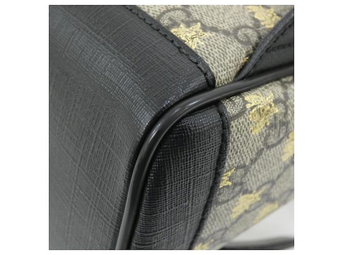Gucci 427042 9N0AG Rucksack Schwarz Beige - Ansicht 3