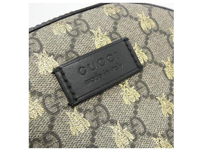 Gucci 427042 9N0AG Rucksack Schwarz Beige - Ansicht 4