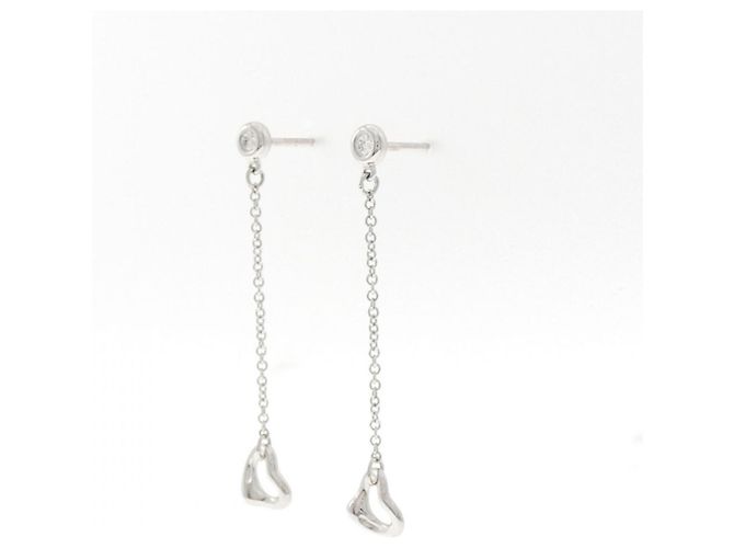 Orecchini Tiffany & Co. Open Heart Diamond By the Yard - vista 2
