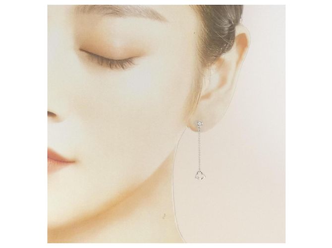 Orecchini Tiffany & Co. Open Heart Diamond By the Yard - vista 4