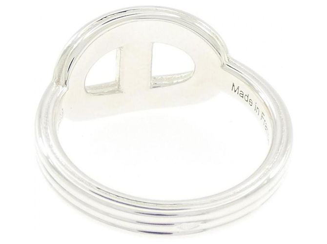 Ring Hermes Hermès Chaine d'Ancre 24 Anillo Plata - vista 3