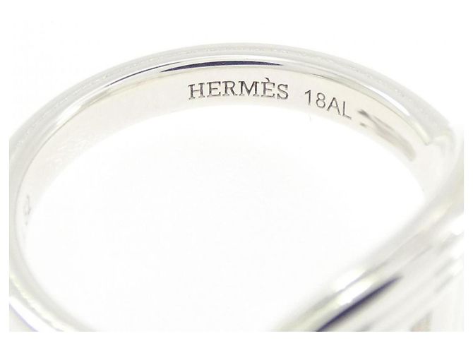 Ring Hermes Hermès Chaine d'Ancre 24 Anillo Plata - vista 4