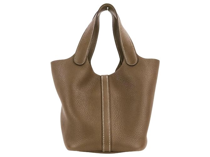 Hermès Hermes Picotin Lock PM Handtasche Taupe - Ansicht 2