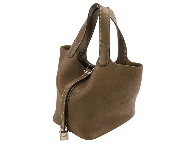 Hermès Hermes Picotin Lock PM Handtasche Taupe - Ansicht 6