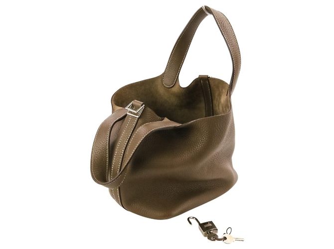 Hermès Hermes Picotin Lock PM Handtasche Taupe - Ansicht 7