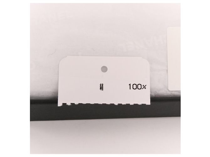 Fiocco a nastro in seta Chanel Coco Mark Nero - vista 12