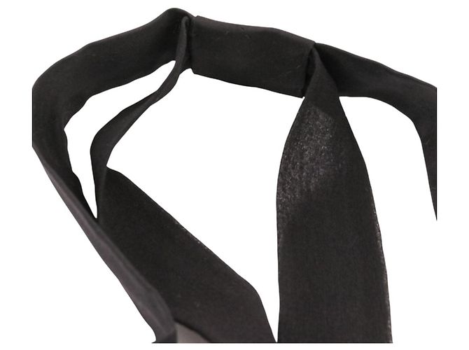 Fiocco a nastro in seta Chanel Coco Mark Nero - vista 6