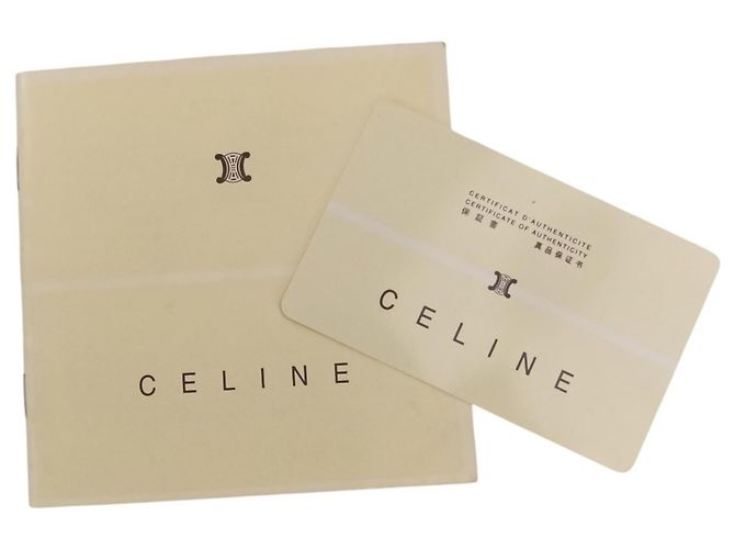 Céline Borsa a tracolla Celine Paris Macadam Canvas Marrone Bordò - vista 12