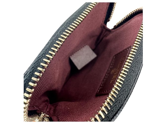 Monedero Chanel de piel de becerro granulado negro - vista 7