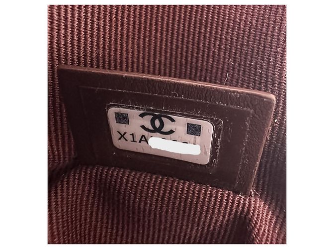 Monedero Chanel de piel de becerro granulado negro - vista 9