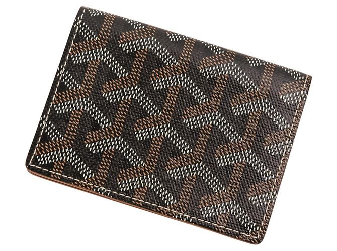 Tarjetero de cuero Goyard Malesherbes Castaño - vista 2