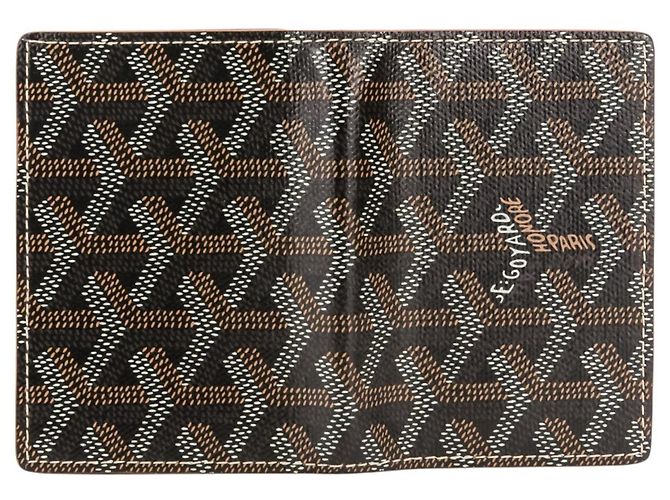 Tarjetero de cuero Goyard Malesherbes Castaño - vista 5