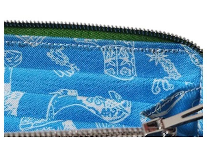 Hermès Cartera larga Hermes Aunage Rodeo des Cowgirls Verde Verde claro - vista 13