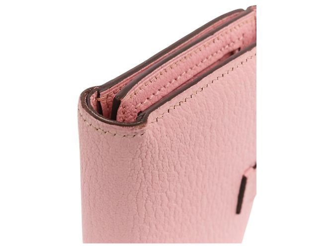 Portafoglio Compatto Combinato Hermès Bearn Nero Rosa - vista 11