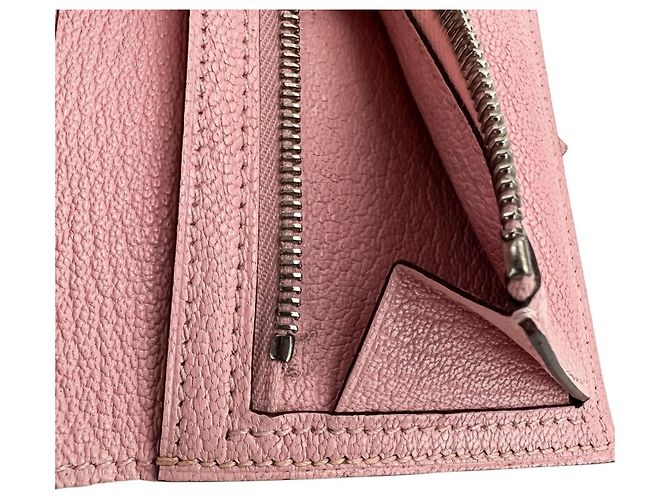 Portafoglio Compatto Combinato Hermès Bearn Nero Rosa - vista 14