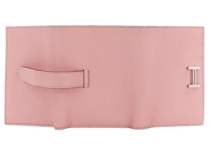 Portafoglio Compatto Combinato Hermès Bearn Nero Rosa - vista 6