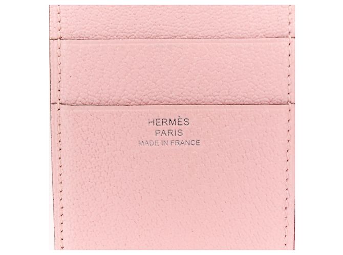Portafoglio Compatto Combinato Hermès Bearn Nero Rosa - vista 8
