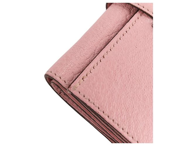 Portafoglio Compatto Combinato Hermès Bearn Nero Rosa - vista 9