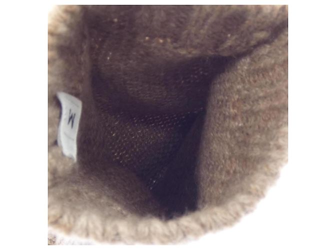 Hermès Guanti 2 in 1 in cashmere Hermes Baltimore Marrone - vista 5