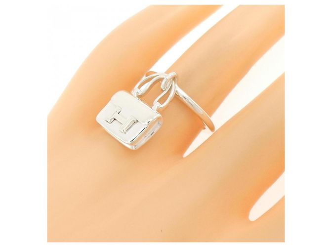 Hermès Anillo Amulette Constance Hermes Plata - vista 5