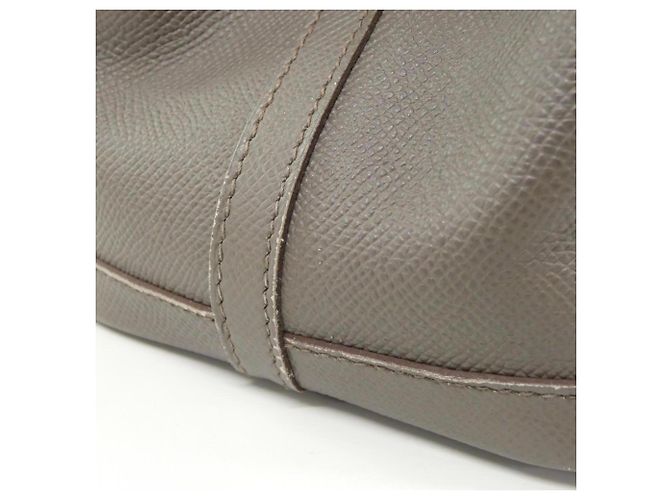 Hermès Borsa Hermes Garden Party 30cm Marrone Grigio - vista 4