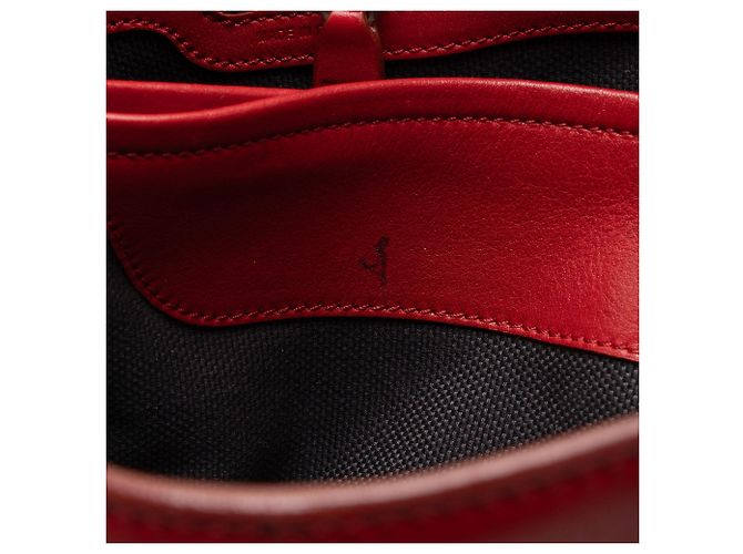 Tod's D-Styling kleiner Tote aus glattem Leder Rot - Ansicht 10