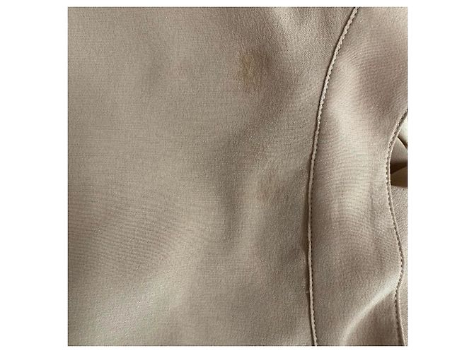 Stella Mc Cartney Camicetta Stella McCartney con collo mandarino in seta beige - vista 6
