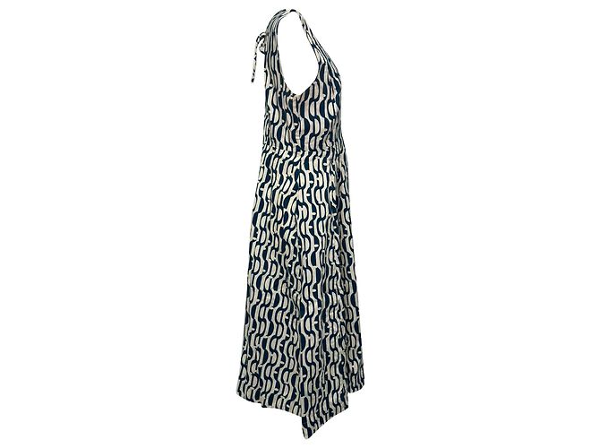 Abito midi Max Mara con stampa geometrica in cotone multicolore - vista 2