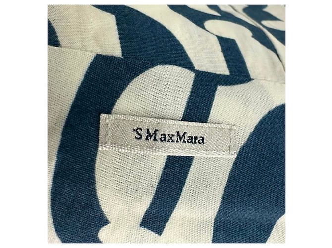 Abito midi Max Mara con stampa geometrica in cotone multicolore - vista 4