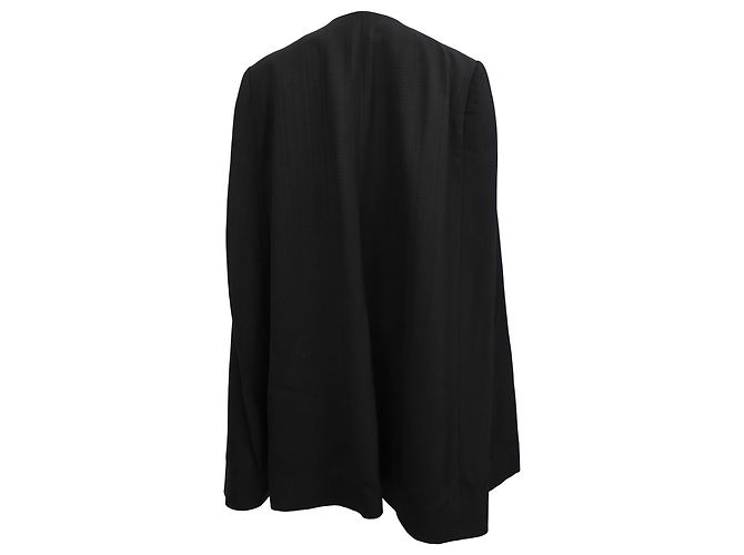 Blazer Cape Dinner Totême en viscosa negra Negro - vista 3
