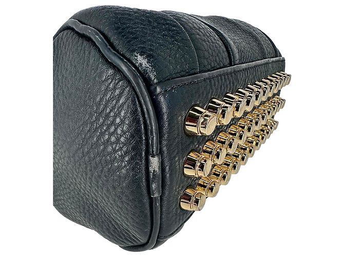 Borsa Rocco di Alexander Wang in pelle nera Nero - vista 7