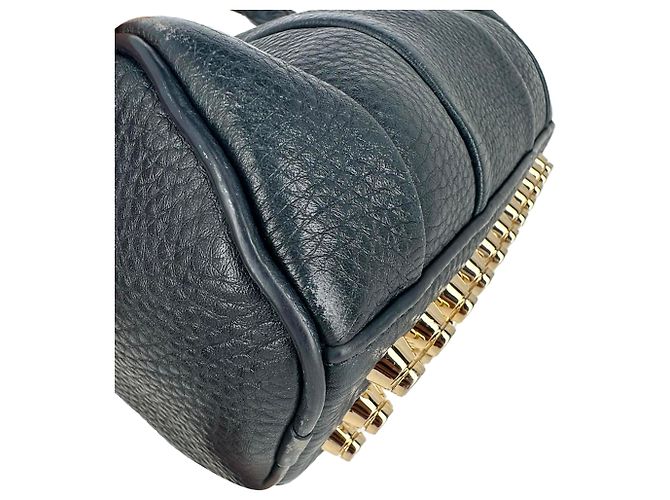 Borsa Rocco di Alexander Wang in pelle nera Nero - vista 8