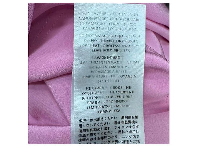 Stella Mc Cartney Camicia Henley in seta rosa Stella McCartney Marrone - vista 7