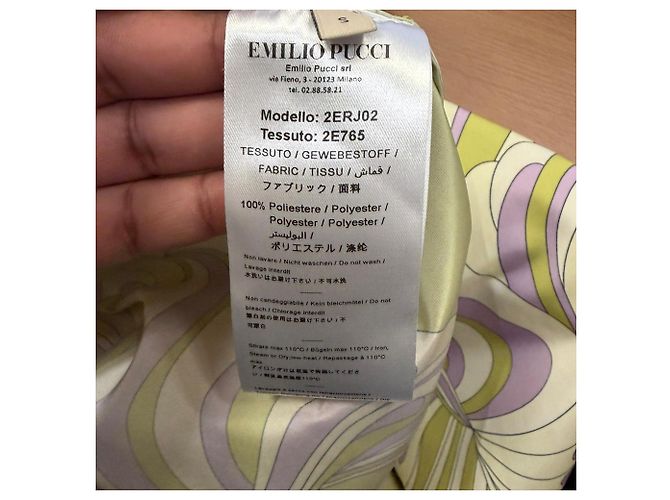 Emilio Pucci Button-Down-Hemd mit Farfalle-Print in Grün aus Polyester - Ansicht 6