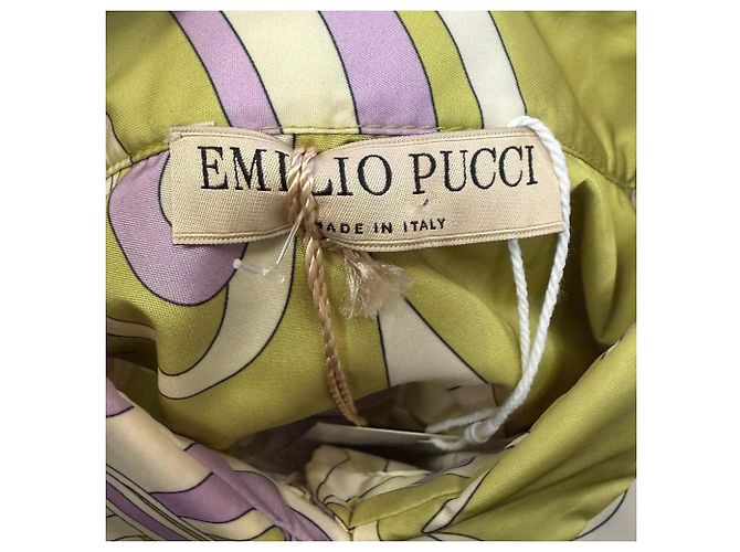 Emilio Pucci Button-Down-Hemd mit Farfalle-Print in Grün aus Polyester - Ansicht 8