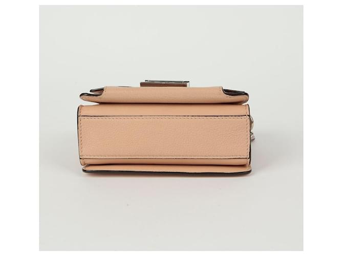 Givenchy GV3 Mini borsa a tracolla beige in pelle Marrone - vista 6