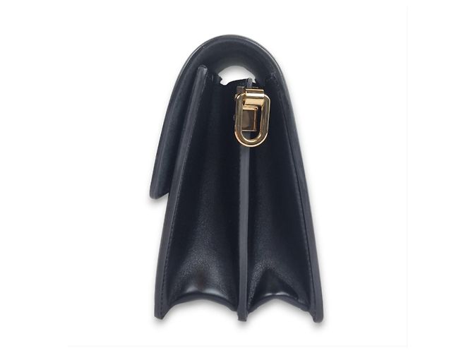 Louis Vuitton Epi Dauphine MM Borsa in pelle nera Nero - vista 4