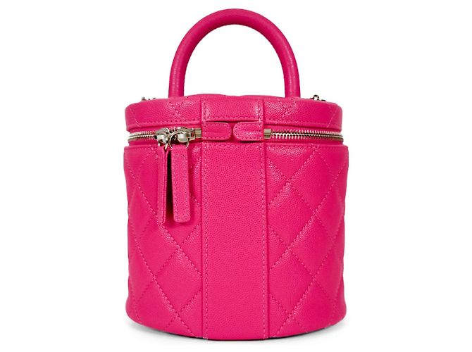 Chanel Top Handle Coco in pelle di vitello caviar Vanity Crossbody Rosa - vista 5