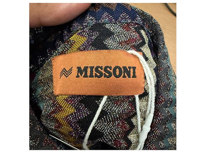 Missoni Strickhemd mit Zickzack-Muster in Multicolor Viscose Mehrfarben - Ansicht 7