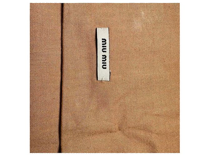 Décolleté con plateau Miu Miu in vernice nera Nero - vista 13