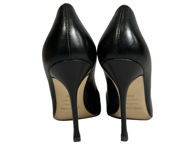 Décolleté Godiva di Sergio Rossi in pelle nera Nero - vista 3