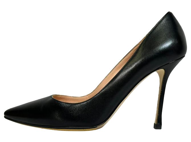 Décolleté Godiva di Sergio Rossi in pelle nera Nero - vista 4