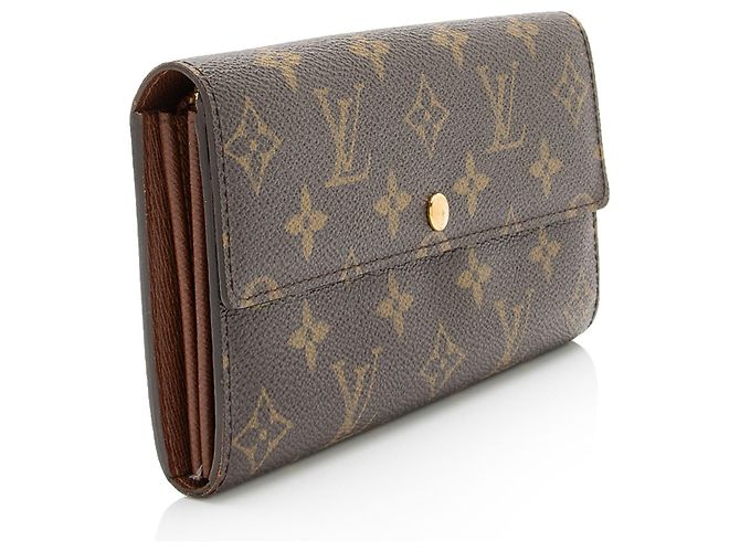 Louis Vuitton Vintage Monogram Canvas Sarah Wallet Braun - Ansicht 2