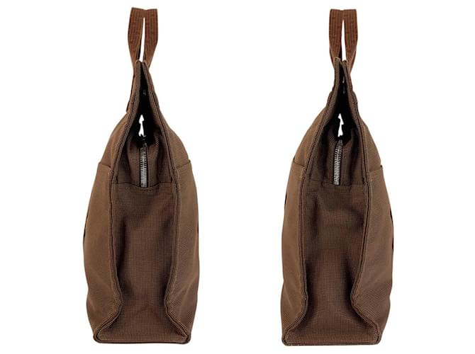 Hermès Borsa Tote Hermes Herline marrone - vista 8