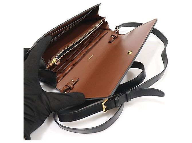 Burberry Cartera bandolera Hannah con correa de lona Icon Stripe - vista 6
