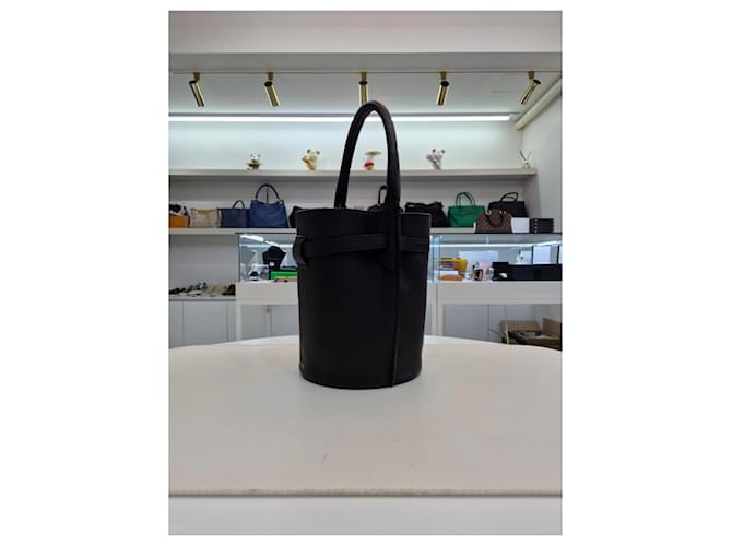 Céline Grande Borsa a Secchiello Nano e Borsa a Spalla Nera Nero - vista 4