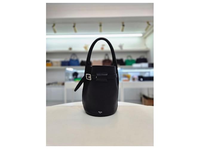 Céline Grande Borsa a Secchiello Nano e Borsa a Spalla Nera Nero - vista 9