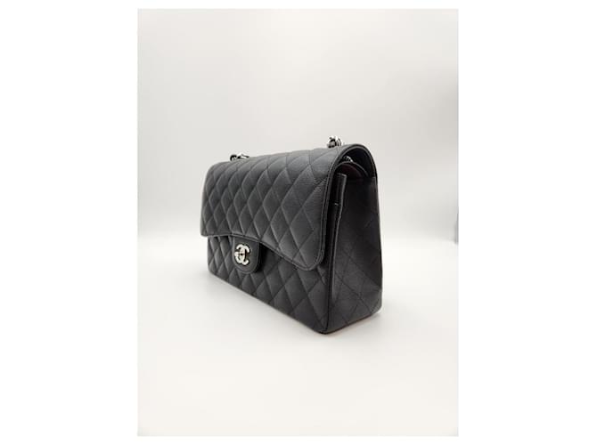 Chanel Classic Large Caviar Black Condition Nero - vista 9