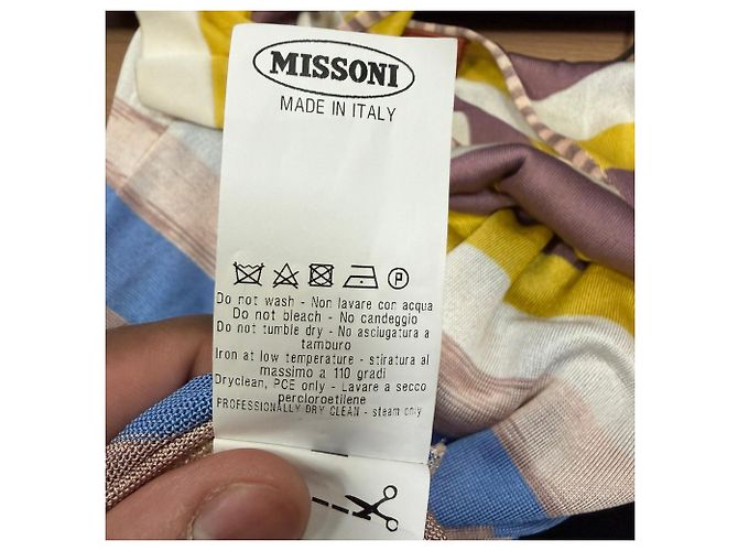 Mini abito a righe Missoni Mare in viscosa multicolore - vista 5